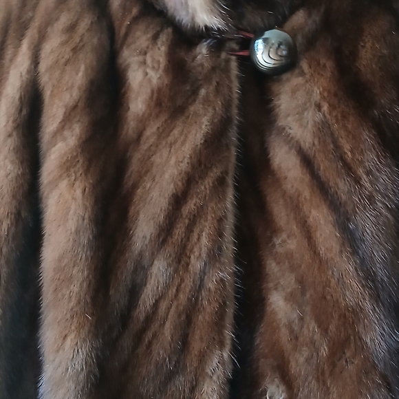 Glamorise Fur Coat - 10/12 Rich Brown/ Swing Full Back - Picture 1 of 10